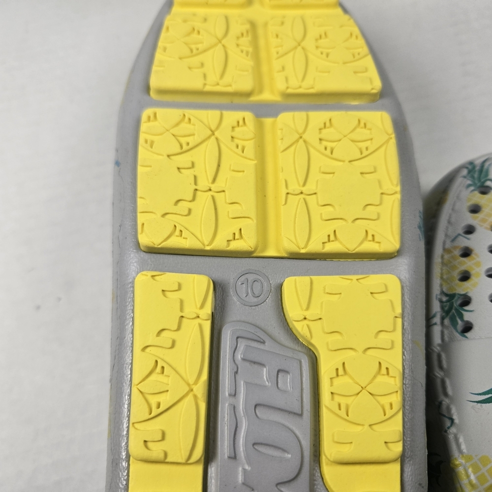 Floafers Country Club Driver Pineapple Indoor/Outdoor Sandals Women's Size 10 - Picture 8 of 10